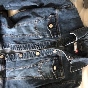 dark wash denim jean jacket